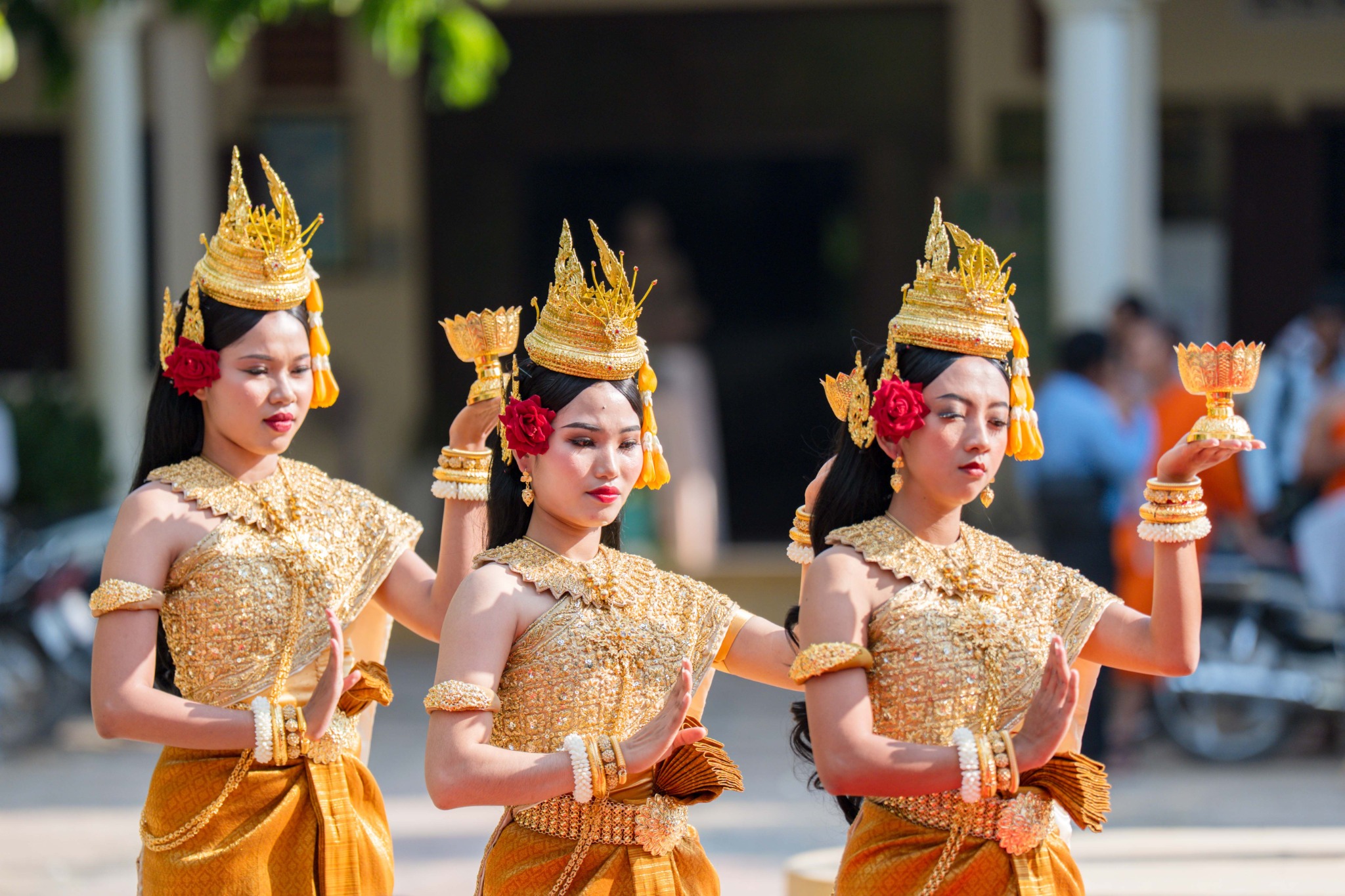 Traditionel dans i Cambodja